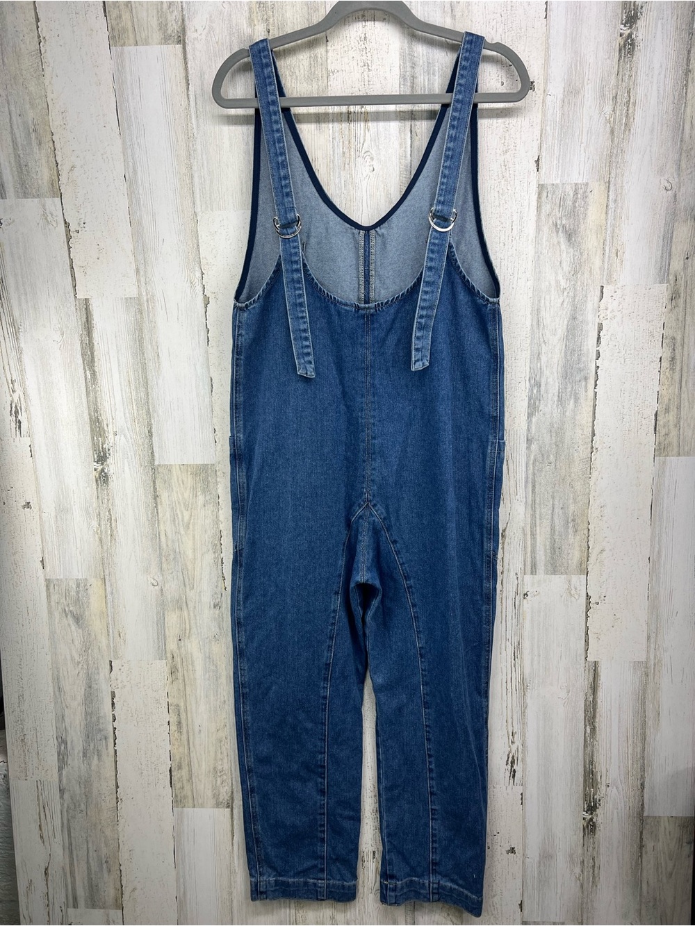 Denim Jumpsuit Overalls Womens Medium - Picture 2 of 9